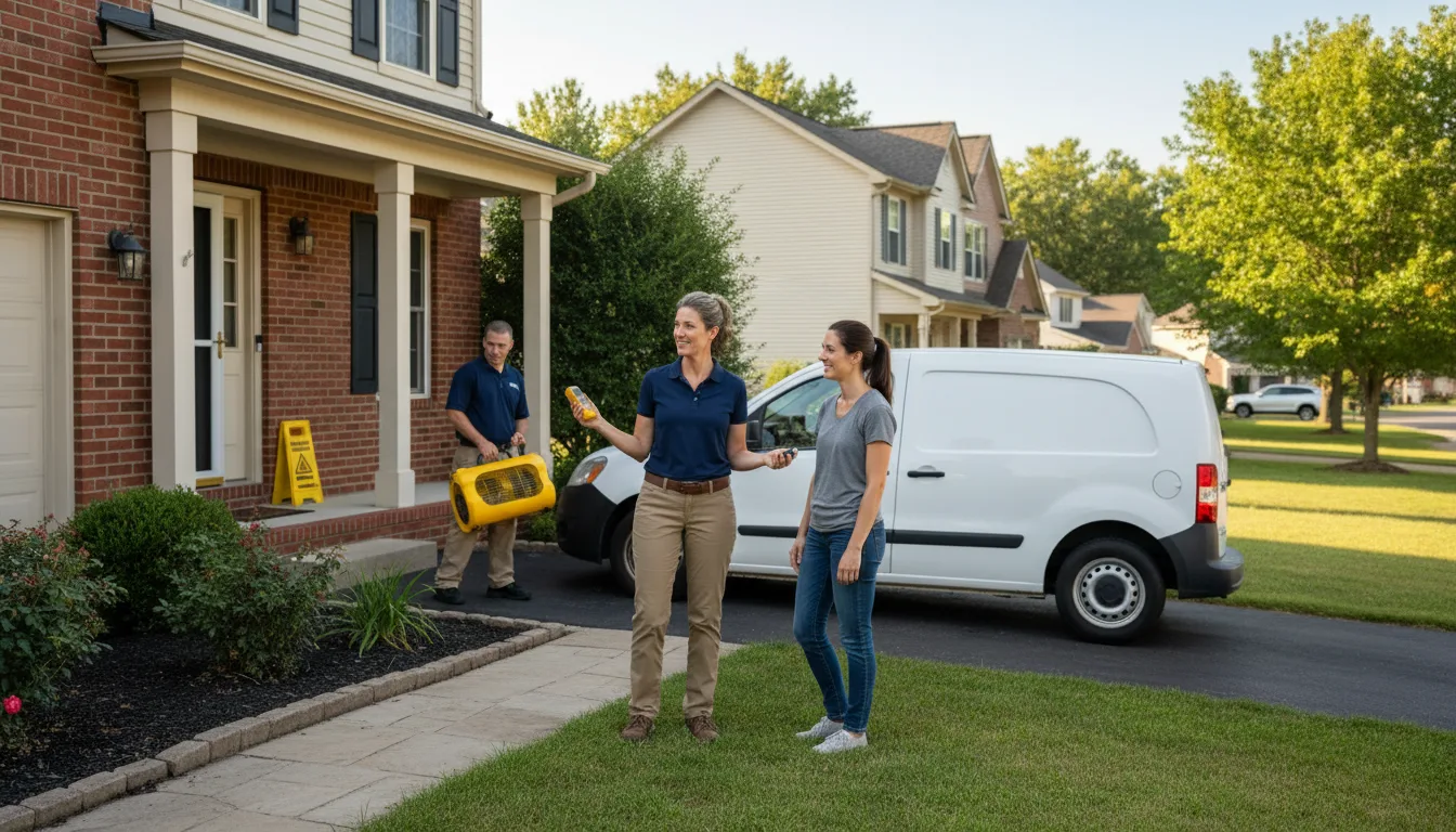 Water restoration image for Home Water Damage Repair in White Cloud, MI
